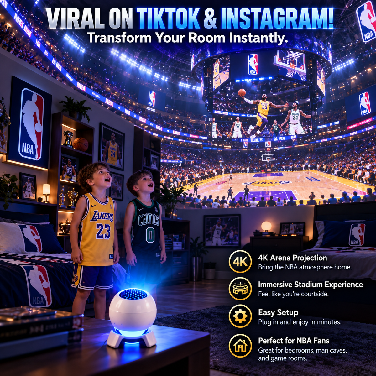 NbaGlow™ Projector