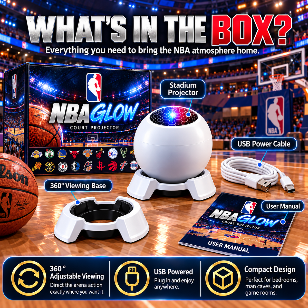 NbaGlow™ Projector